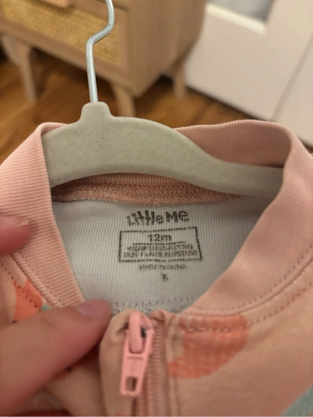 Little Me Pink Mermaid Zip-Front Pajamas